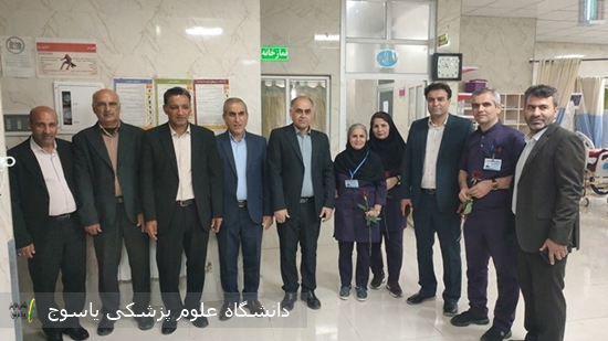 تجلیل-فرماندار-و-اعضای-شورای-اداری-شهرستان-کهگیلویه-از-پرستاران-بیمارستان-دهدشت